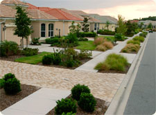 Photograph of homes in the Willowbend community.